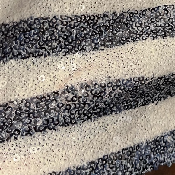 NWT Alice + Olivia Pammy Sequin Striped Dress - Picture 12 of 13